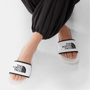 The North Face Women's White Black Hombre Chanclas Slide Sandal Size 7